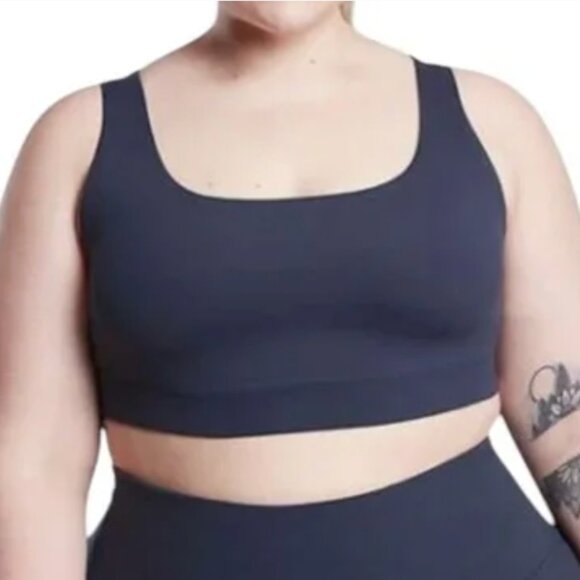 3X - ATHLETA - Navy Exhale Bra D-DD+ NEW - Picture 4 of 6